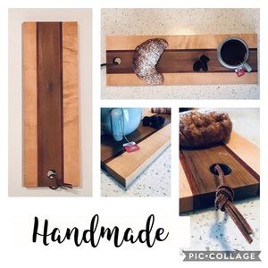 Wood serving tray/ board